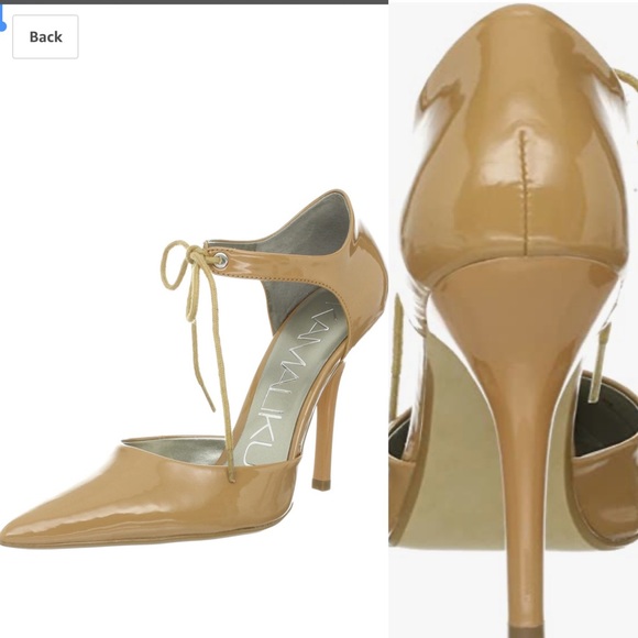 Norma Kamali Shoes - Kamali Kulture Zora Ankle Tie Pumps